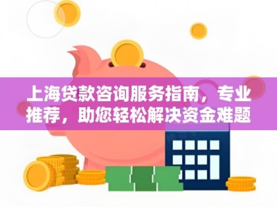 上海贷款咨询服务指南，专业推荐，助您轻松解决资金难题