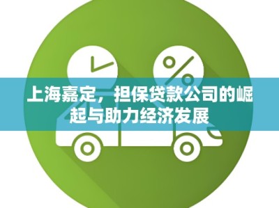 上海嘉定，担保贷款公司的崛起与助力经济发展